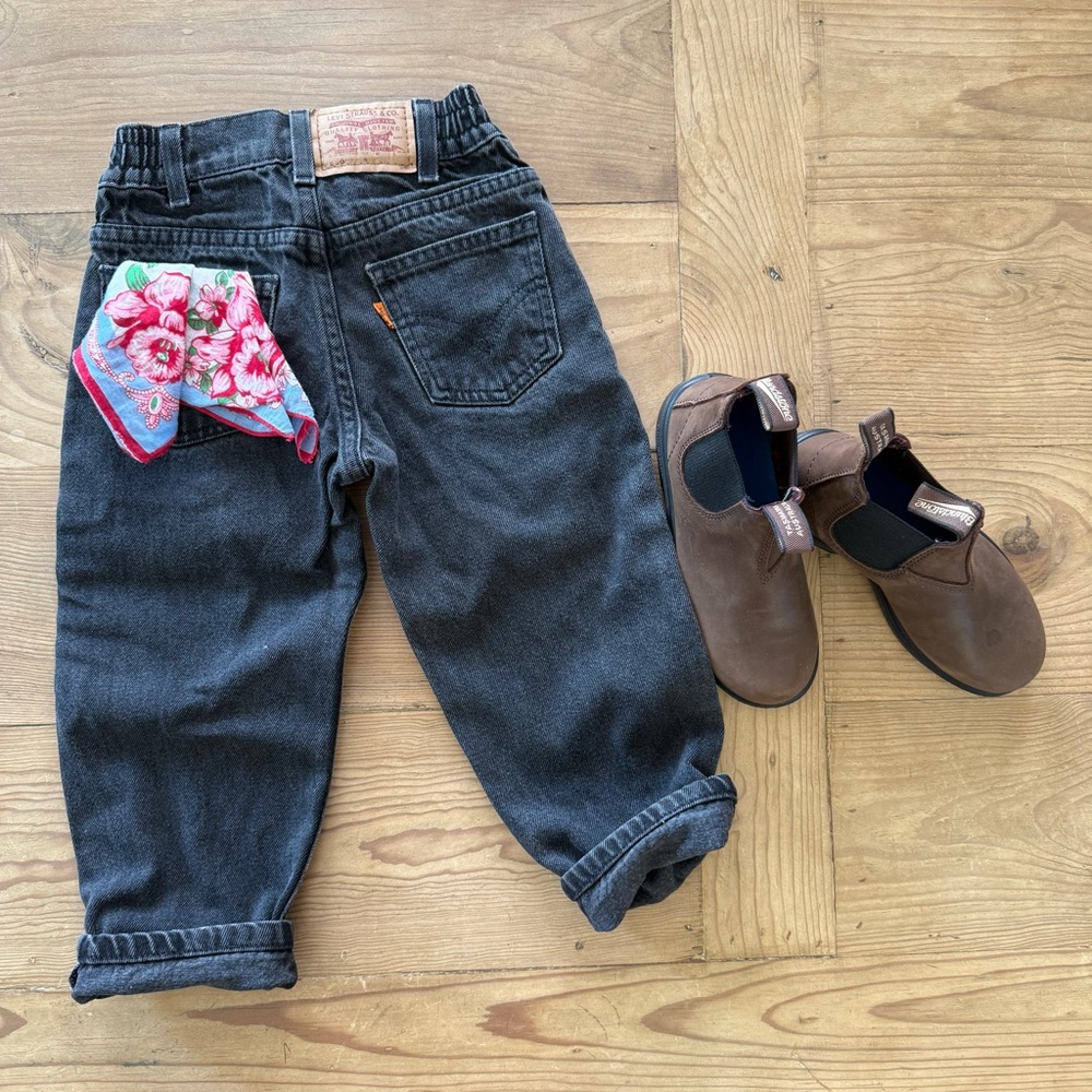 Vintage Levi's black jeans